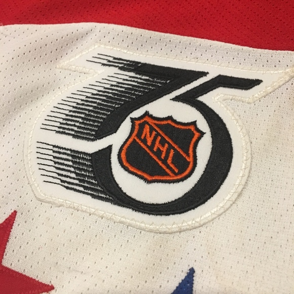 Vntg Washington Capitals Langway Signed Jersey - Picture 4 of 8